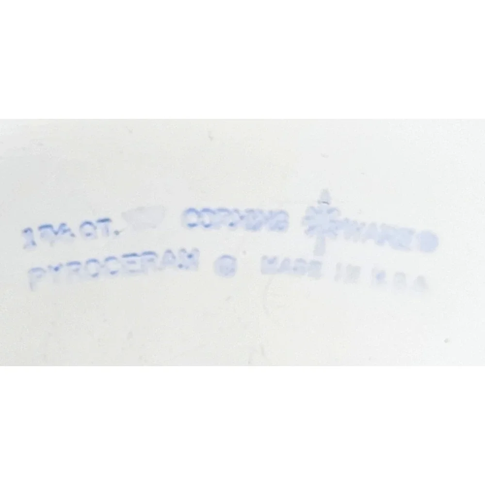 Vintage Corning Ware Cornflower Blue 10 Inch Square Casserole Dish P-10-Be